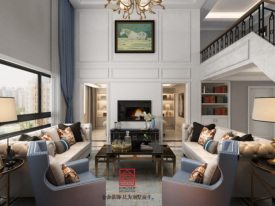 鑫界王府258平米歐式風(fēng)格裝修效果圖