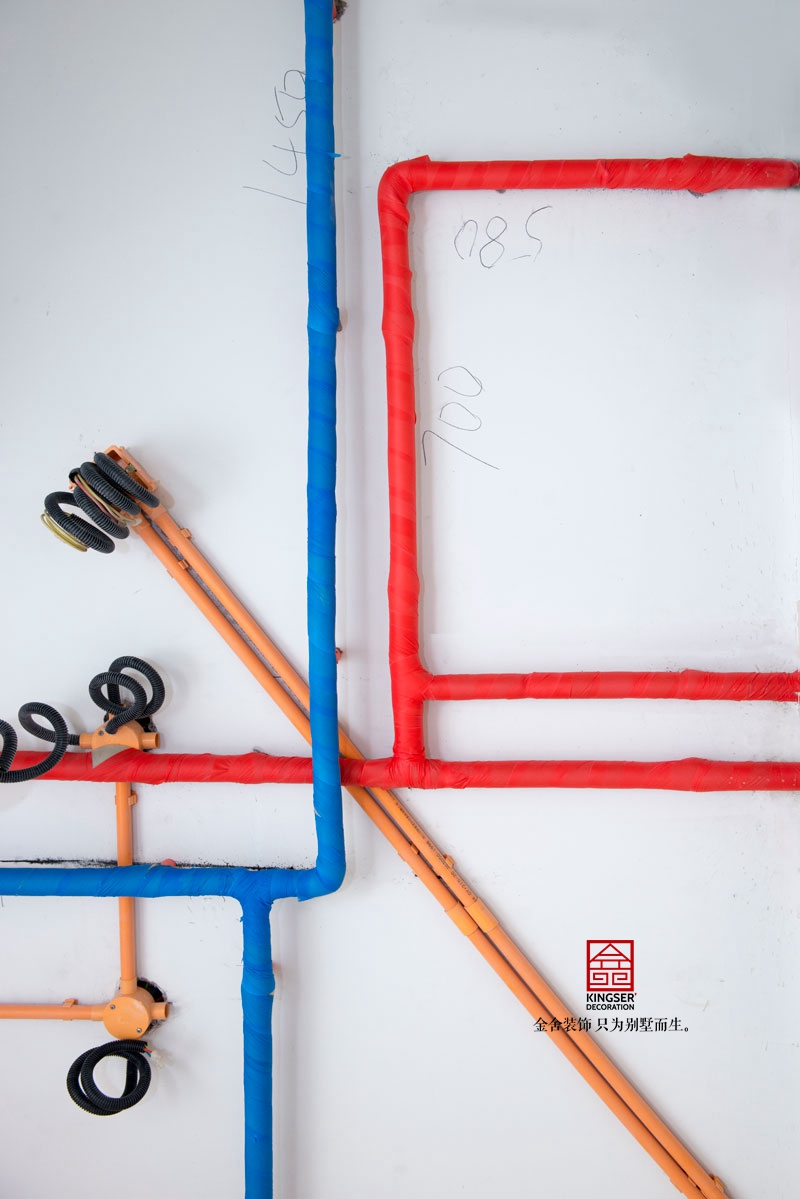 保利拉菲公館裝修施工現場