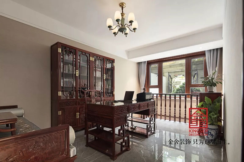 國賓壹號210平米中式風(fēng)格裝修實(shí)景圖