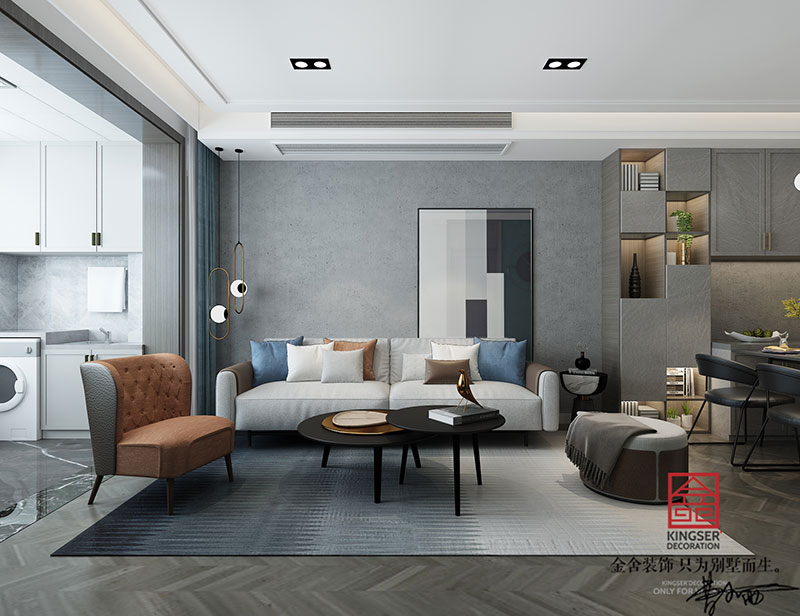 東南智匯城90平米現代簡約裝修效果圖