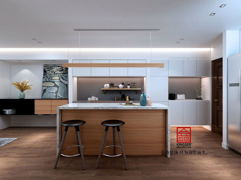 國賓壹號(hào)111平米現(xiàn)代簡約風(fēng)格裝修效果圖