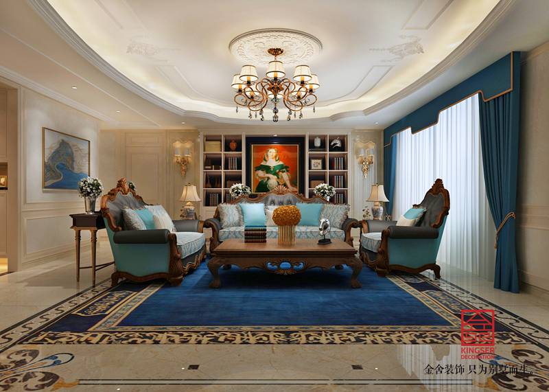 國(guó)賓壹號(hào)193平米歐式風(fēng)格裝修效果圖