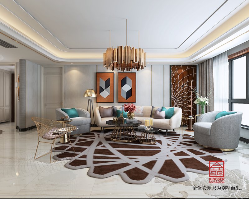 天山九峯210平米現代簡約風格裝修效果圖