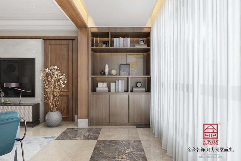 德賢公館160平米裝修-現代簡約-陽臺