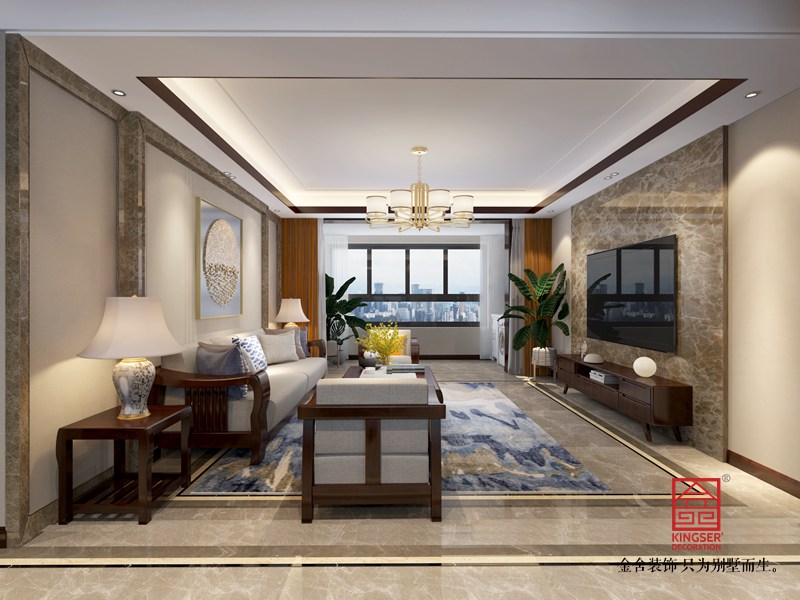 東南智匯城170平米中式風格裝修效果圖