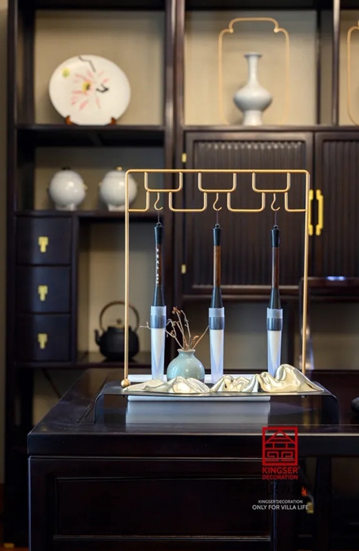 天山國賓壹號188平米新中式風(fēng)格裝修實景