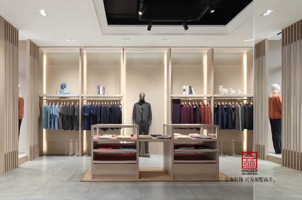 紅太羊絨店面裝修實(shí)景-北歐風(fēng)格-購(gòu)物區(qū)