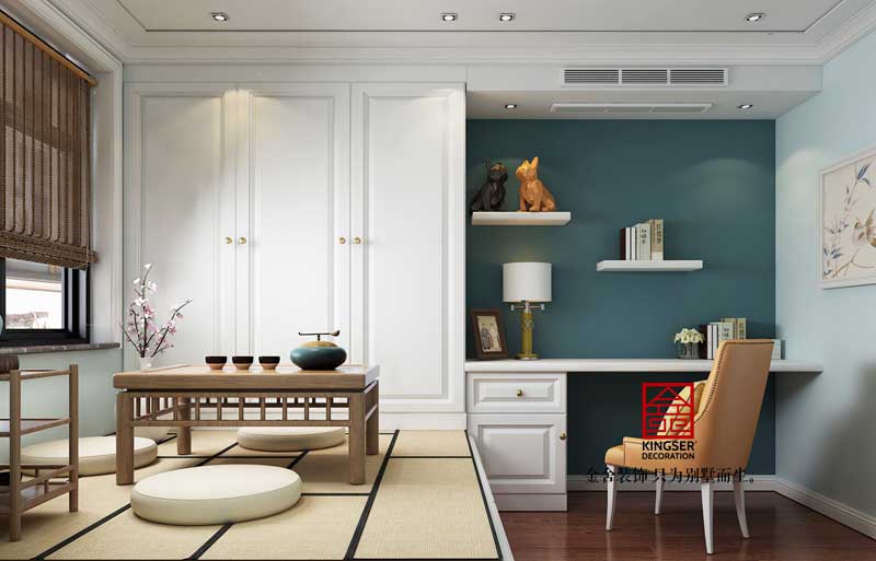 維多利亞135平裝修-現代簡約-書房