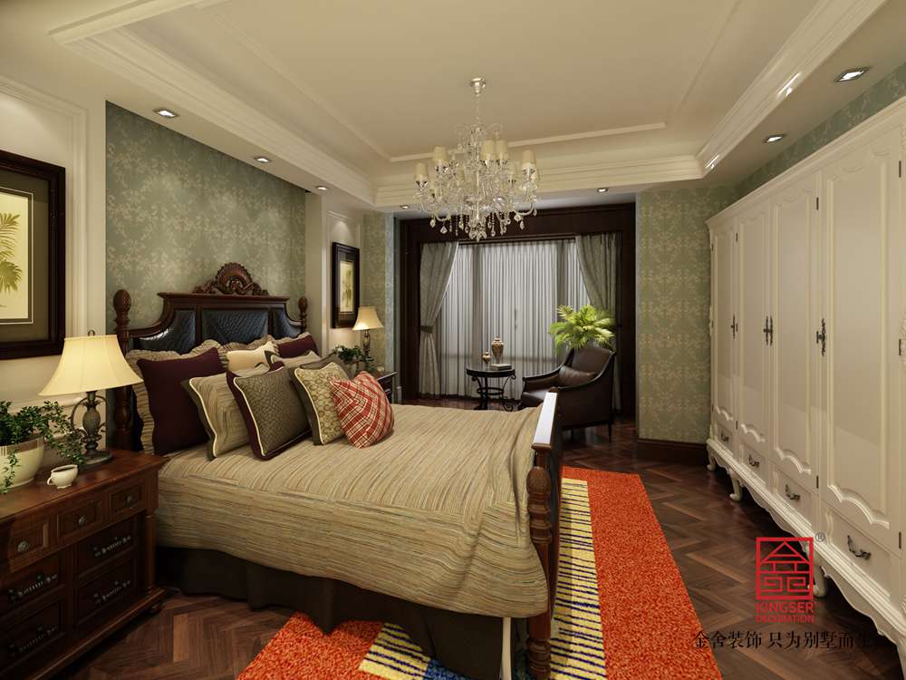 萬(wàn)科東麗湖別墅300平米歐式風(fēng)格裝修效果圖