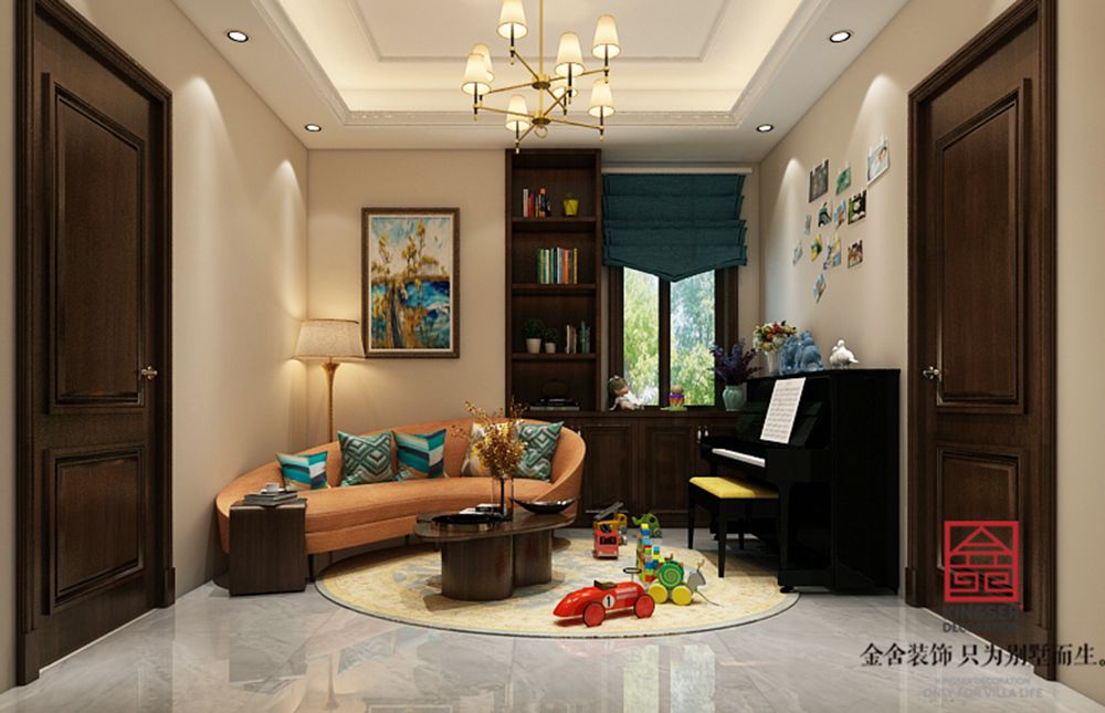 碧桂園260平美式風格裝修-兒童房