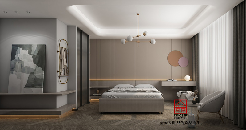 榮盛華府210㎡現(xiàn)代簡約裝修實景