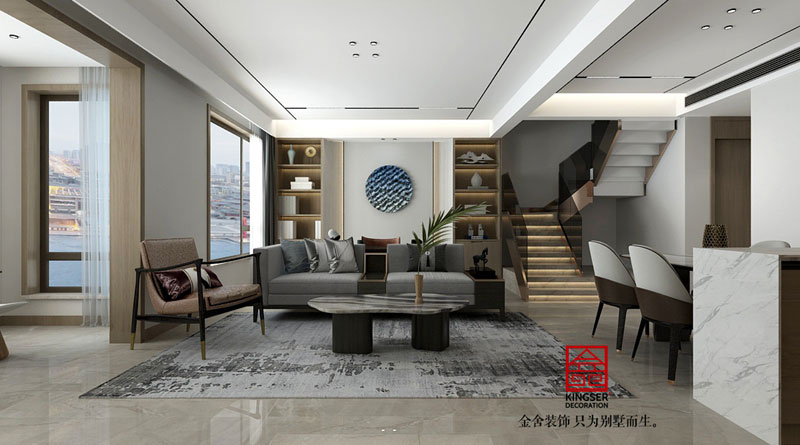 中央云著169平米現代風格裝修效果圖