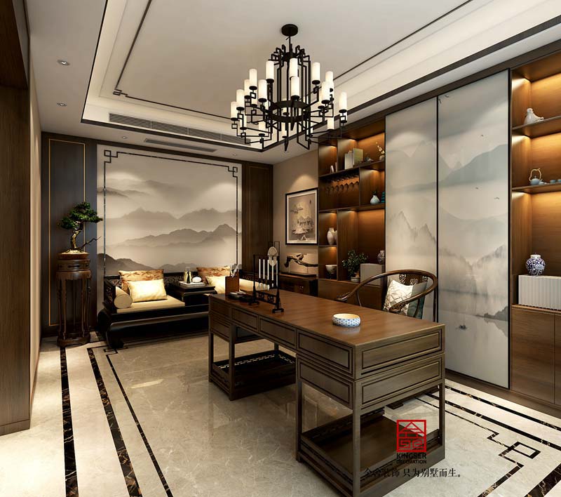 萬和原著下躍220平米新中式風格裝修設計