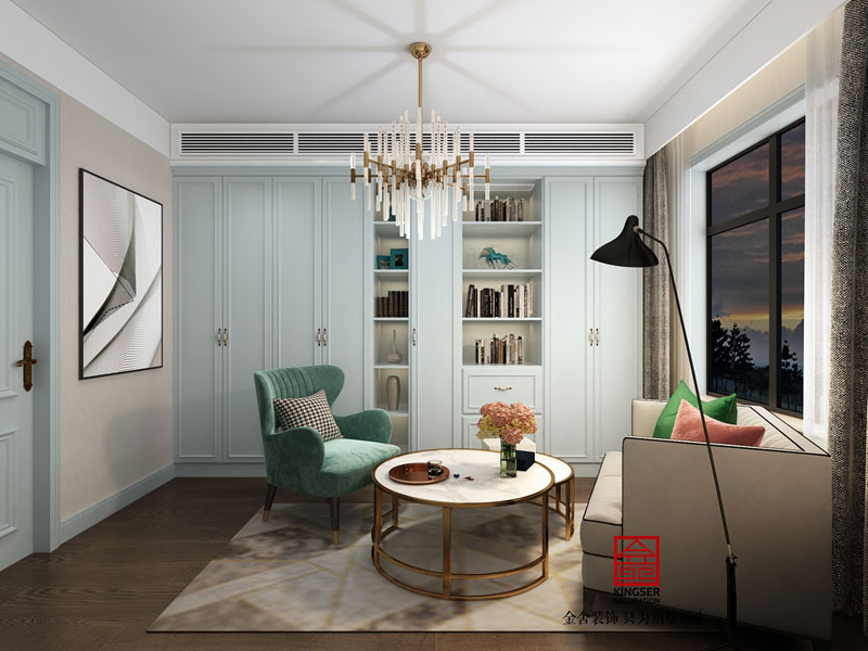 東南智匯城裝修案例170平米法式風格