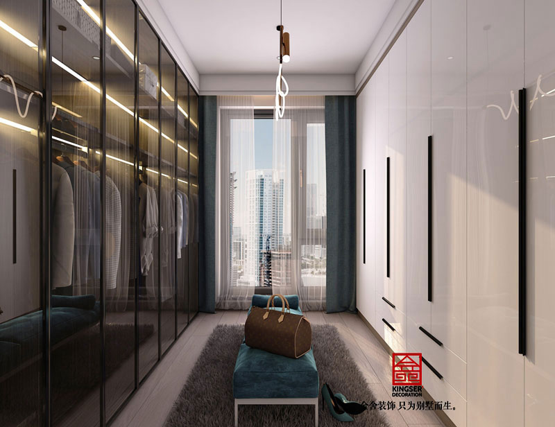 融創中心217平米現代風格裝修效果圖