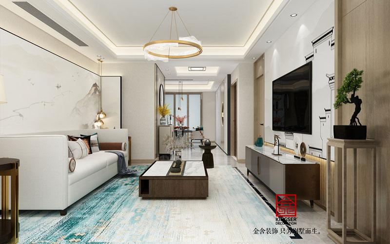 融創中心180平米新東方風格裝修效果圖