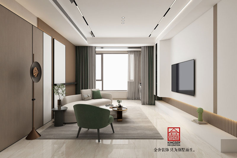 維多利亞118平現代風格研發效果圖