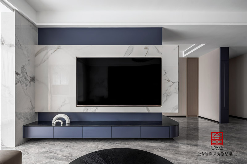 融創(chuàng)中心217㎡現(xiàn)代風(fēng)格裝修實景圖