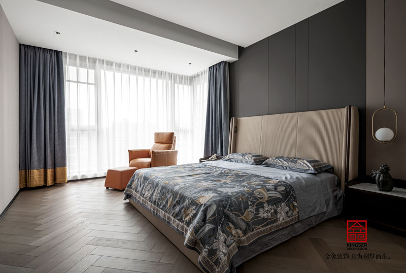 融創(chuàng)中心217㎡現(xiàn)代風(fēng)格裝修實景圖