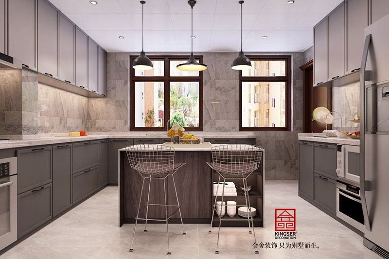 國賓壹號裝修設計-廚房效果圖