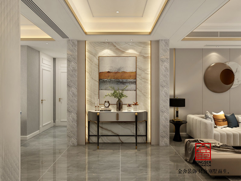 融創中心180㎡現代輕奢風格裝修