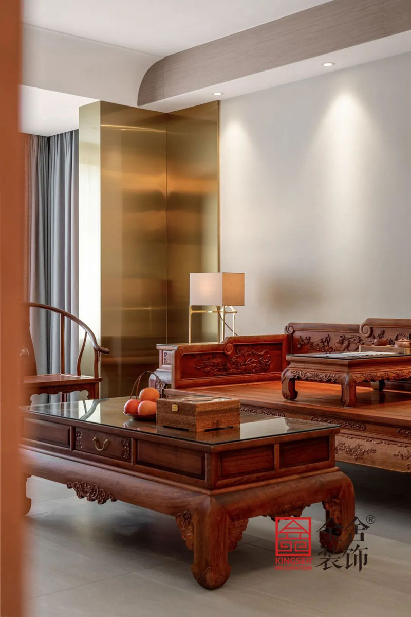君悅府150㎡中式風格裝修實景