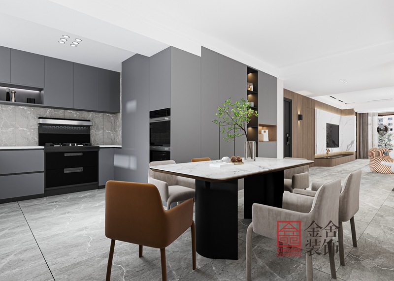 榮盛御府現代風格裝修設計