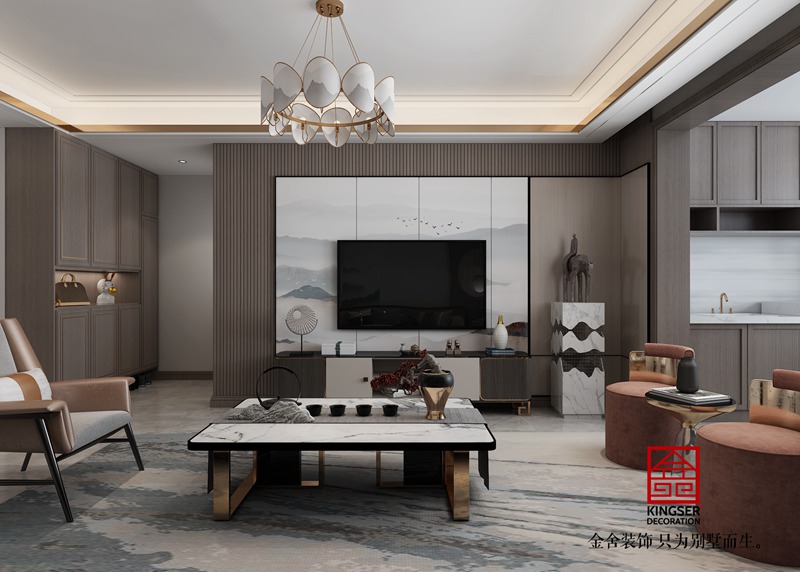 翰林國際165平新中式風(fēng)格裝修設(shè)計(jì)