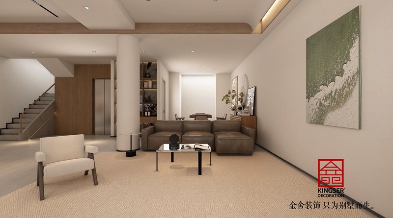 西山林語(yǔ)別墅裝修休閑區(qū)效果圖