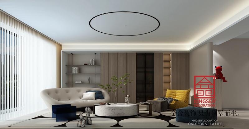 博星住宅樓260平現代風格裝修設計