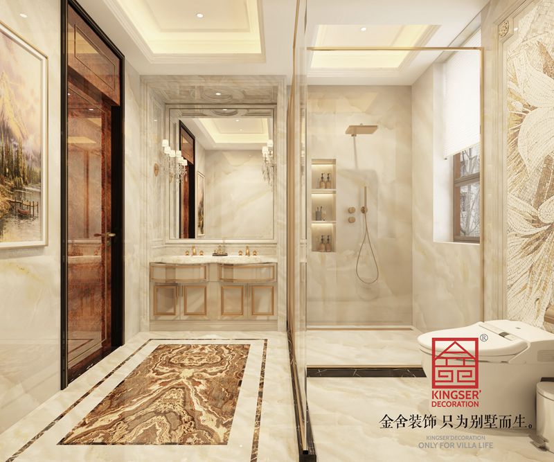 安平天閱東方300㎡歐式風格裝修效果圖