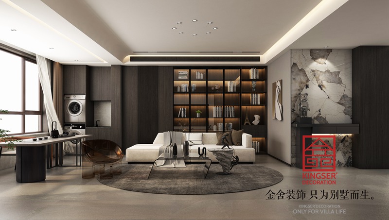 德賢華府190㎡現(xiàn)代風格裝修設(shè)計