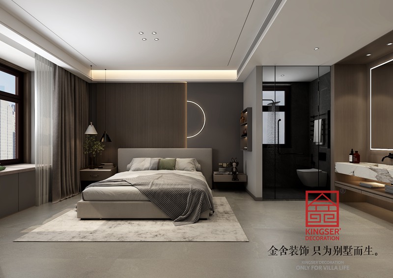 德賢華府190㎡現(xiàn)代風格裝修設(shè)計