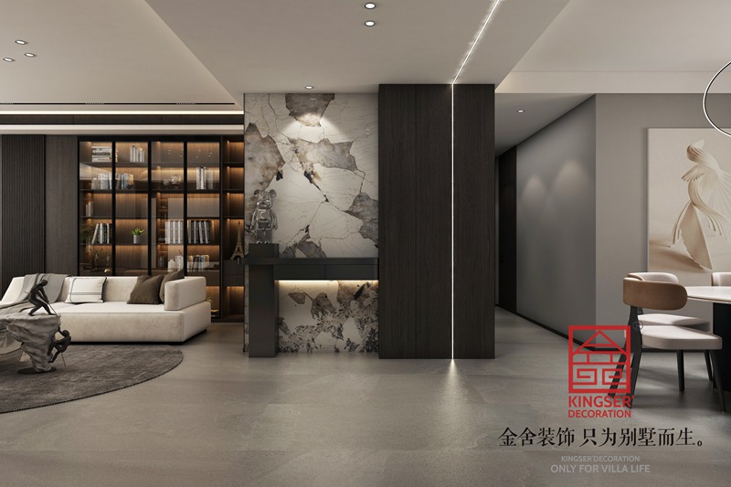 德賢華府190㎡現(xiàn)代風格裝修設(shè)計