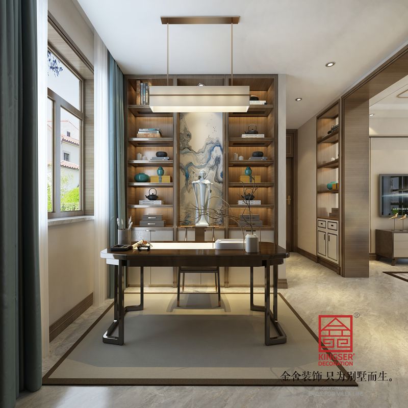 碧桂園180平新中式風(fēng)格裝修設(shè)計