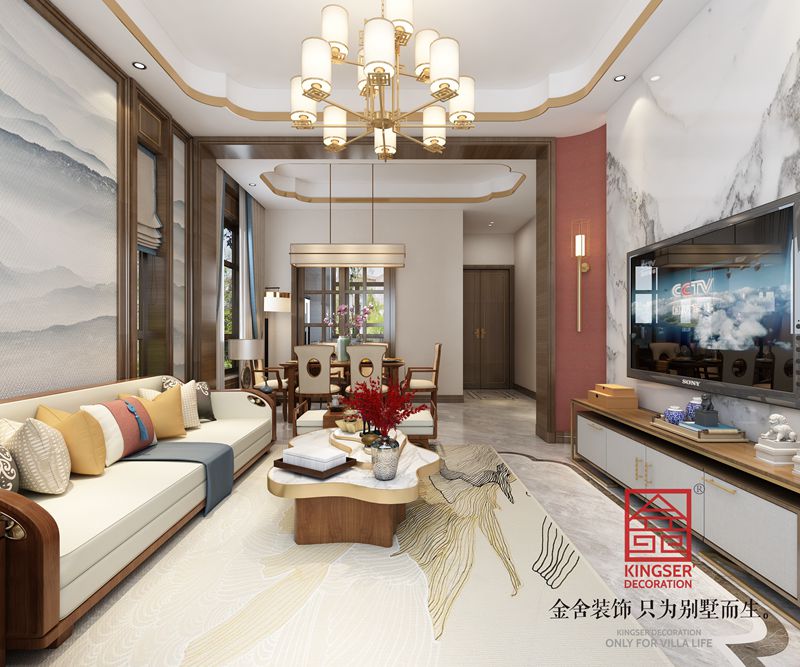 碧桂園180平新中式風(fēng)格裝修設(shè)計