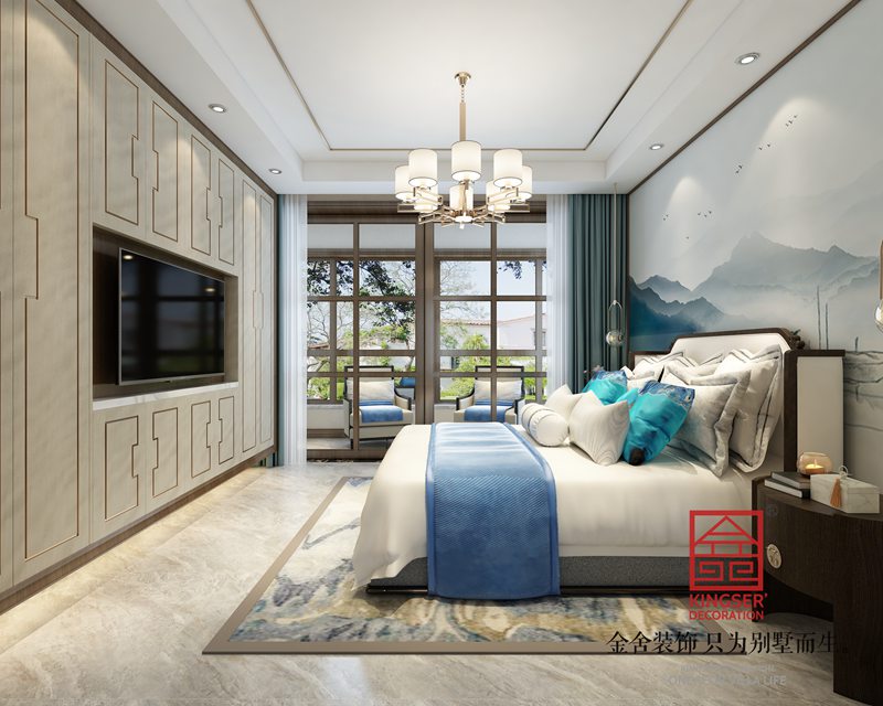 碧桂園180平新中式風(fēng)格裝修設(shè)計