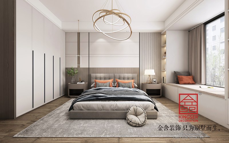 融創中心180平現代輕奢風格裝修設計