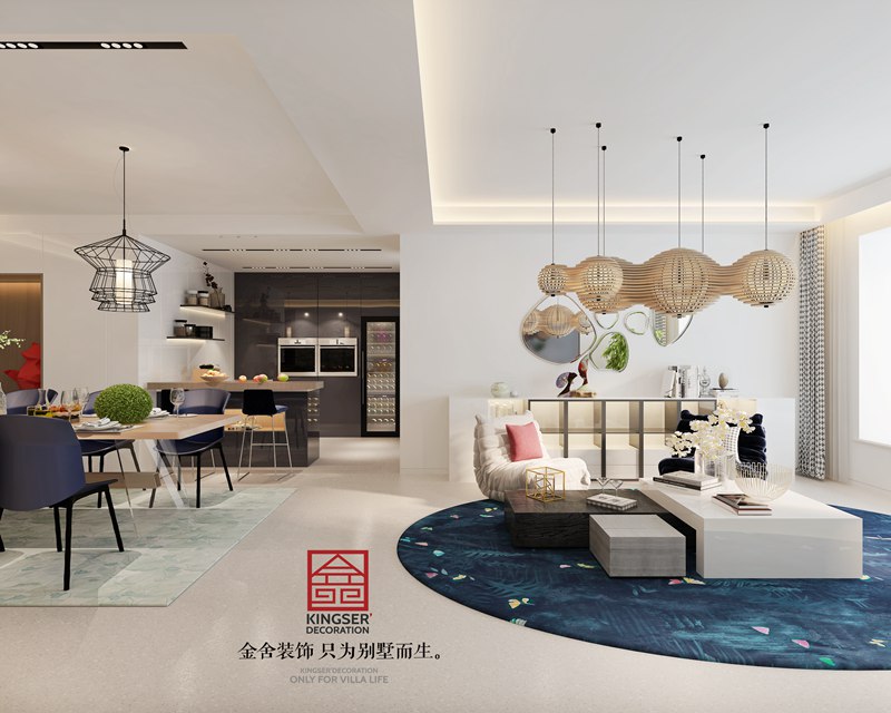 恒大華府極簡主義別墅裝修設計