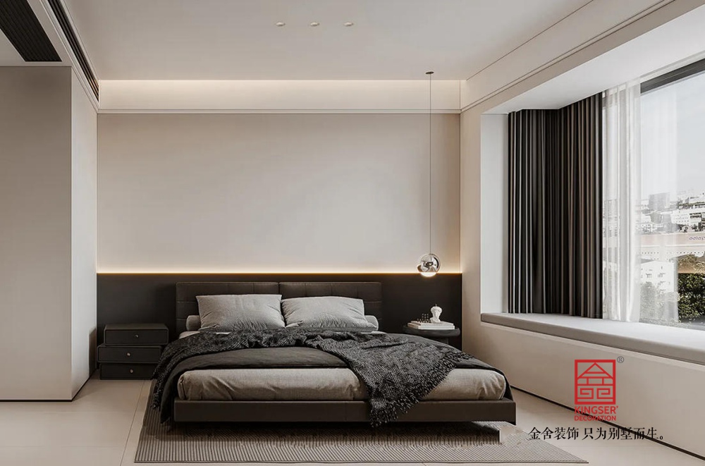 云山樾175平米現代簡約風格裝修-臥室